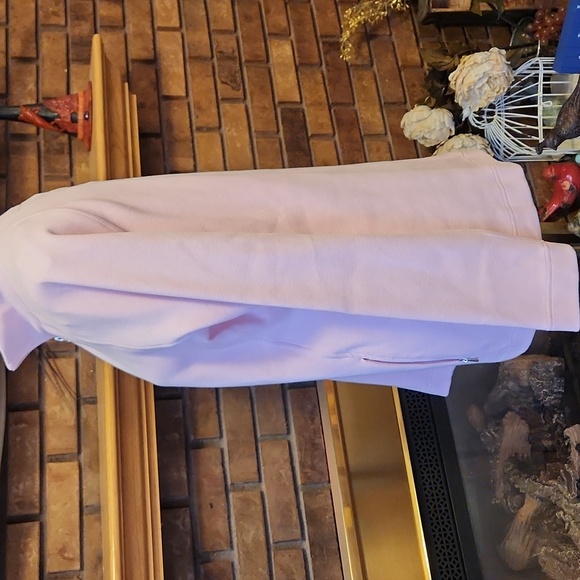 Tommy Bahama Pink New Aruba Full Zip Cyber Light Jacket Cotton Blend Soft Cozy - Picture 9 of 12